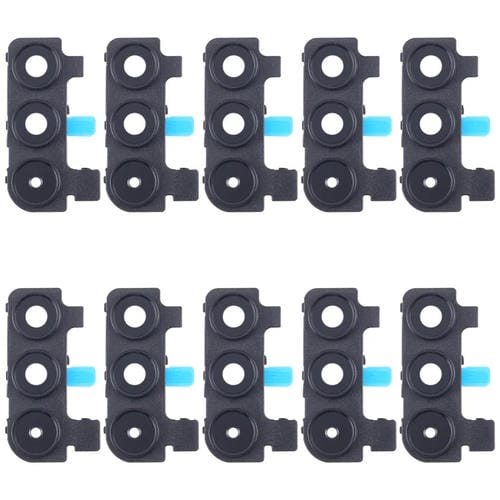 Cubierta de Lente de Cámara Trasera Samsung Galaxy A15 4G SM-A155F (10 Piezas) (Negro)