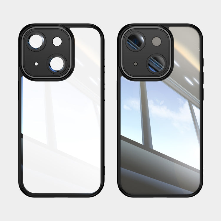Funda de Teléfono para iPhone 15 con Armadura de TPU Híbrida Acrílica a Prueba de Golpes (Negro) - MOVILSTORE