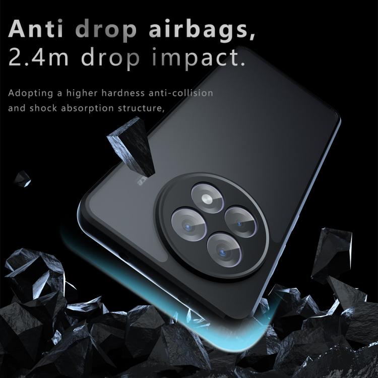Funda Híbrida TPU y PC para OnePlus Ace 5/5 Pro con Orificio Preciso (Negro Esmerilado)