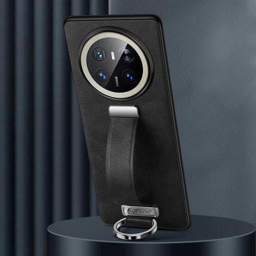 Funda para Teléfono Sulada PC Cuero Híbrido para Huawei Mate 70 a Prueba de Golpes (Negra)