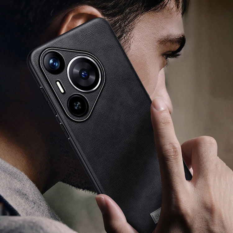 Funda de Teléfono Híbrida Huawei Nova 13 Pro Sulada TPU a Prueba de Golpes (Marrón)