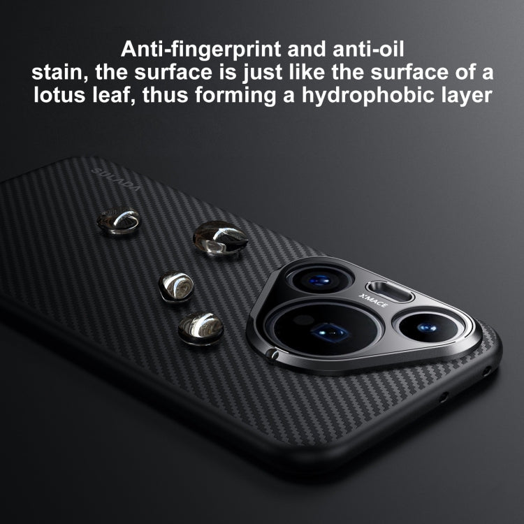 Funda para Teléfono Sulada 600D Kevlar Texture PC a Prueba de Golpes para Huawei Mate 70 (Negra)