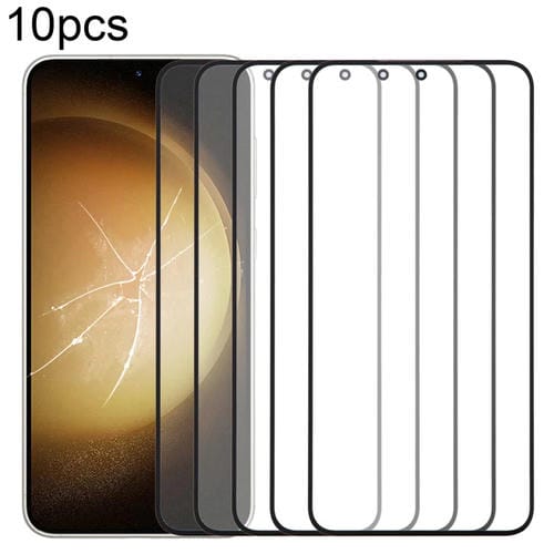 Glass Lens Outer Front Screen Samsung Galaxy S23 SM-S916B with OCA Adhesive (10 Pieces)