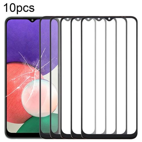 Lente de Vidro Samsung Galaxy A22 5G SM-A226B Ecrã Frontal com Adesivo OCA (10 Peças)