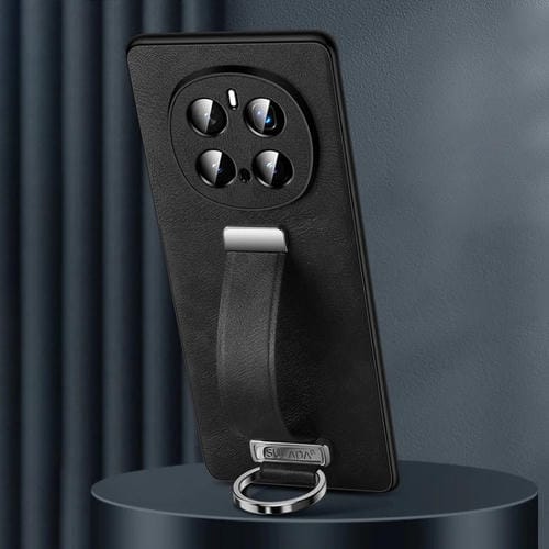 Funda para Teléfono Honor Magic7 Pro Cuero Híbrido Sulada Tacto Suave a Prueba de Golpes (Negro)