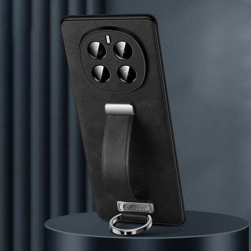 Funda para Teléfono Sulada Cuero Híbrido PC a Prueba de Golpes para Honor Magic7 (Negro)