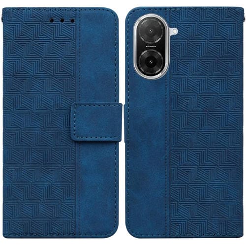 Funda de cuero con relieve geométrico para Redmi A5 4G (171,7 mm) (azul)