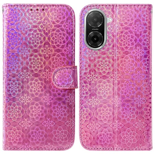Funda de cuero con hebilla magnética para Redmi A5 4G (171,7 mm), color rosa