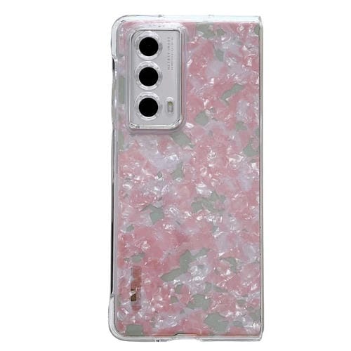 Funda para Teléfono Honor Magic Vs2 Textura Concha Perlada (Rosa y Verde)