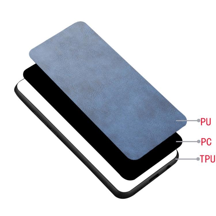Funda para Teléfono Tecno Spark 30C Diseño de Vaca con Tarjeta de Costura (Azul)