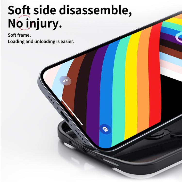 Funda para Teléfono Magsafe Doble Anillo para iPhone 16E (Gris Mate)