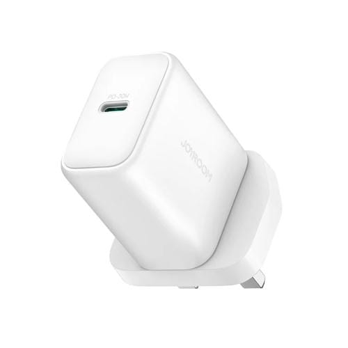 Cargador Rápido Usb-C 30 W Joyroom Jr-Tcf24 Enchufe Británico (Blanco)
