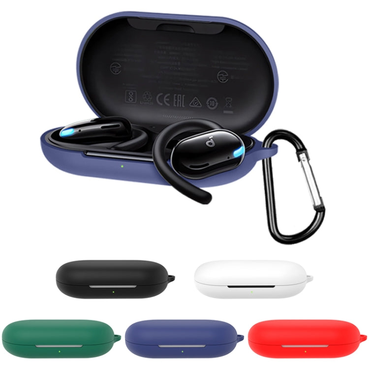 Funda Protectora de Silicona para Auriculares Bluetooth Anker Soundcore V20I (Roja)