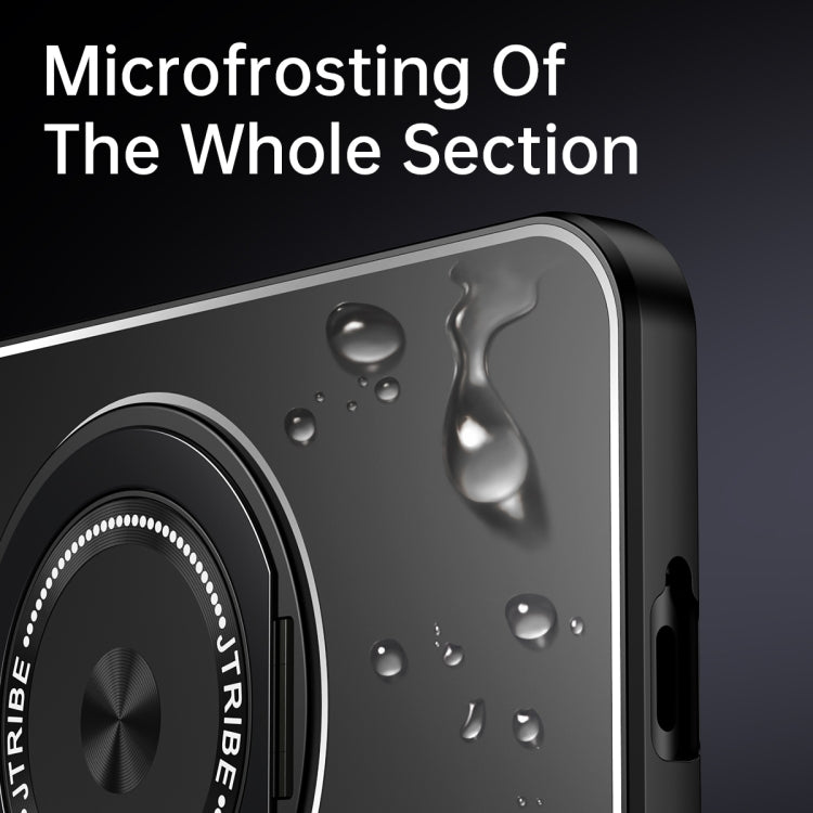Funda Metal Esmerilado con Soporte Giratorio para Huawei Nova 13 Pro (Titanio)