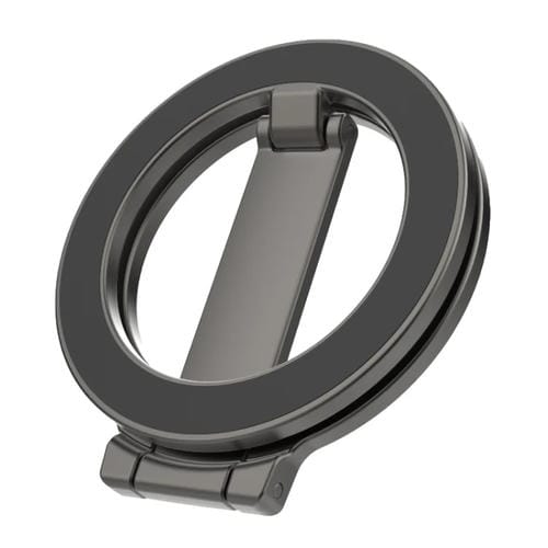 Soporte Magnético Para Teléfono Con Anillo Plegable Magsafe De Doble Cara En Forma De Z (Negro)