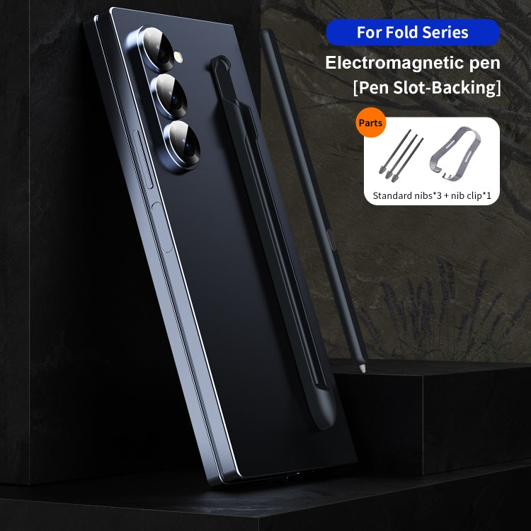 Lápiz Óptico Electromagnético con Ranura para Bolígrafo Samsung Galaxy Z Fold6/5/4/3 (Negro)
