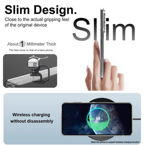 Funda protectora de TPU transparente superdelgada y a prueba de golpes para Samsung Galaxy A07 4G imak UX-5 Series (transparente)