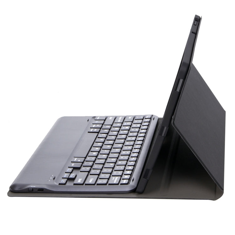 Funda de Cuero para Huawei Matepad Air 12 (2024) con Teclado Bluetooth Desmontable (Negro)