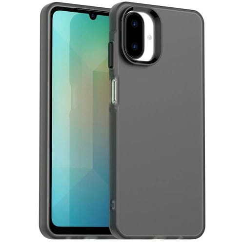 Funda híbrida de TPU a prueba de golpes para Samsung Galaxy A07 5G Candy PC (negro)