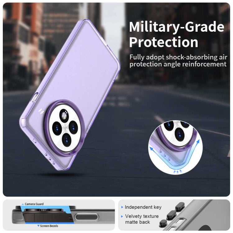 Funda Híbrida TPU para OnePlus 13 Candy PC a Prueba de Golpes (Morado)