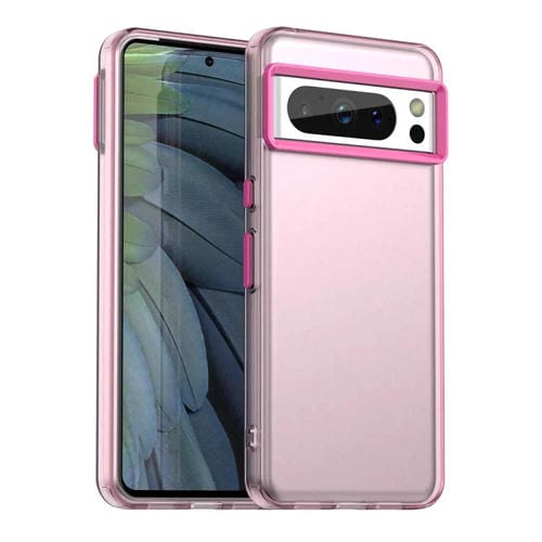 Funda híbrida TPU para Google Pixel 8 Pro a prueba de golpes Candy PC (Roja)