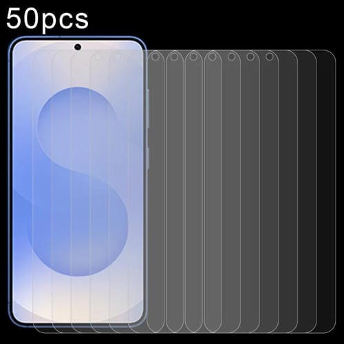 50 películas de vidrio templado 9H 2.5D de 0,26 mm para Samsung Galaxy S25 FE 5G