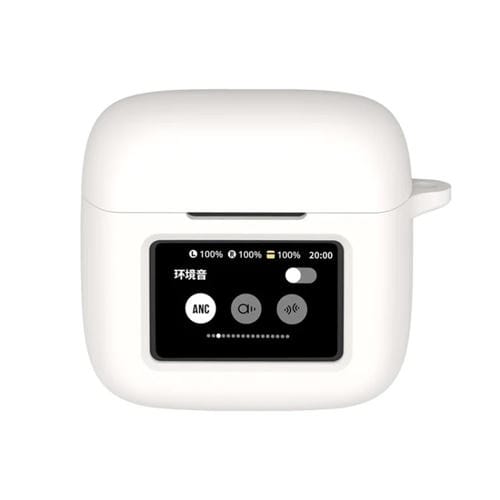 Funda Protectora de Silicona para Auriculares Inalámbricos JBL Tour Pro 3 (Blanca)