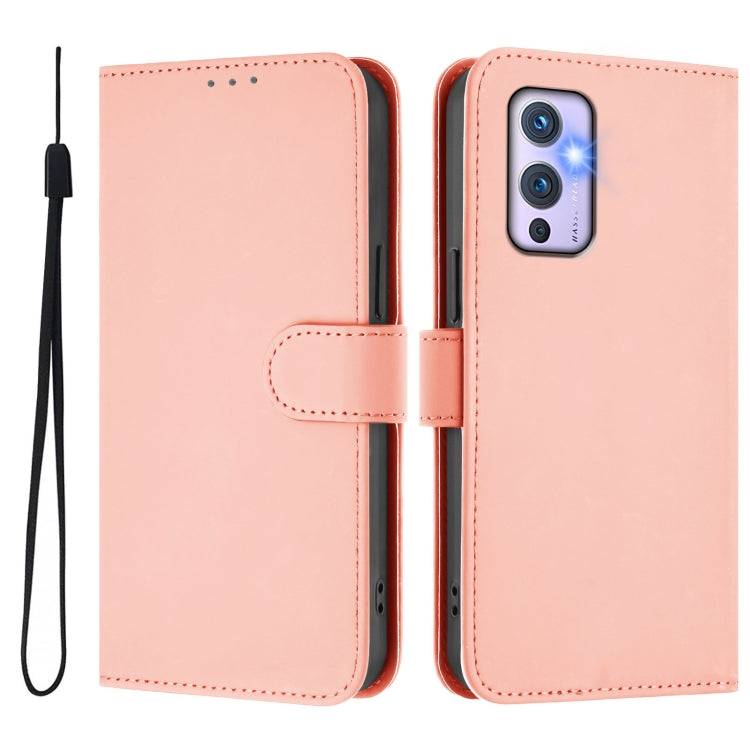 Funda de Piel para OnePlus 9 con Tacto Suave y Color Rosa