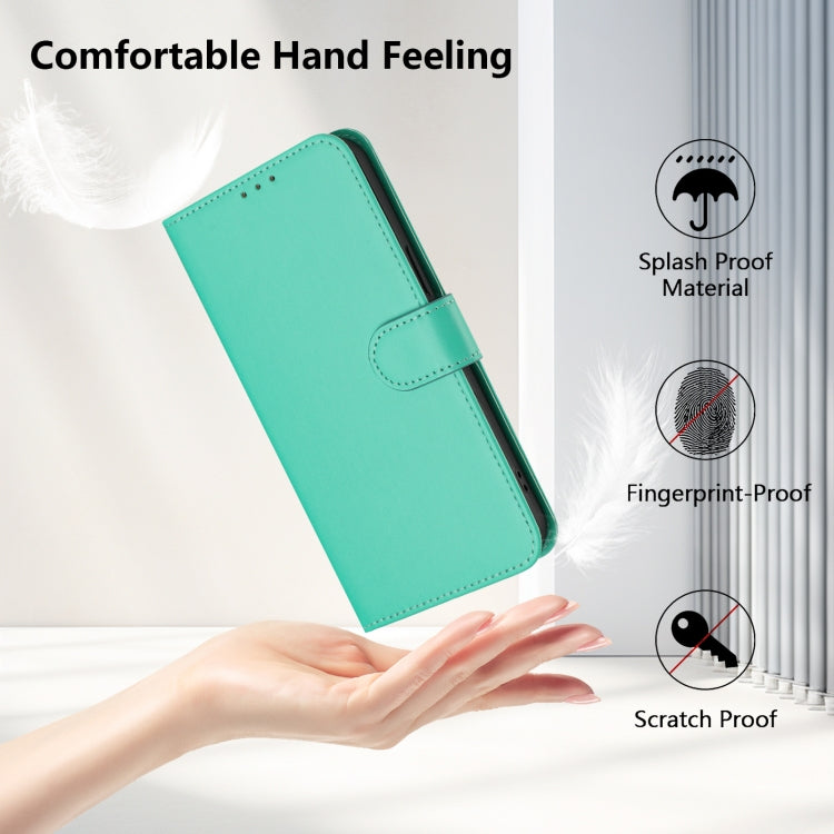 Funda de Piel Sintética con Cordón para OnePlus Nord Ce 2 5G (Verde)