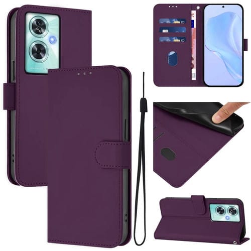 Funda de Piel Sintética con Cordón OnePlus Nord N30 Se 5G (Violeta)