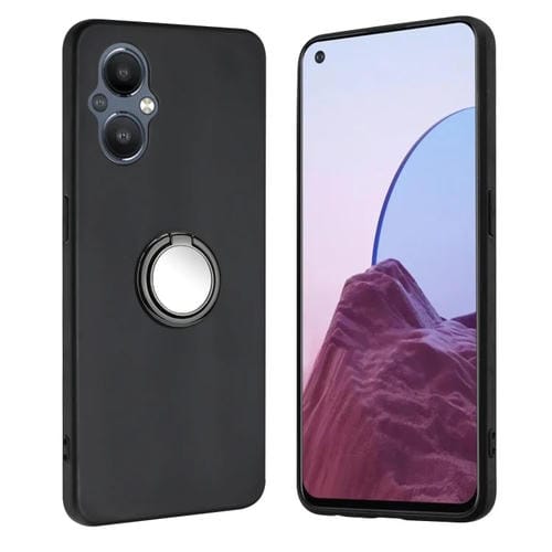 Funda TPU con Soporte de Anillo para OnePlus Nord N20 5G (Negra)