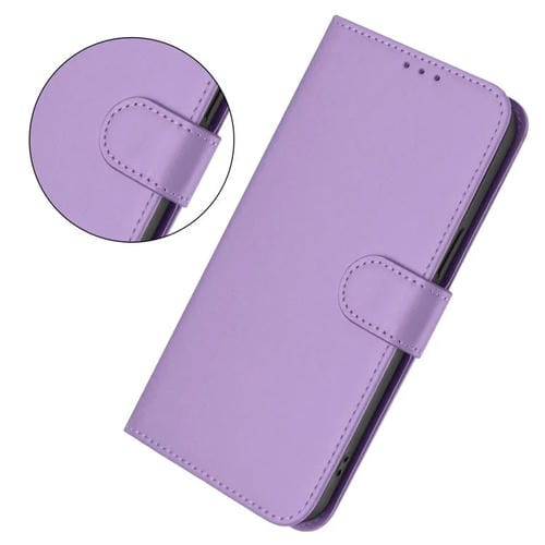 Funda de piel con cordón para Tecno Camon 40 Premier Skin Feel (morado lavanda)