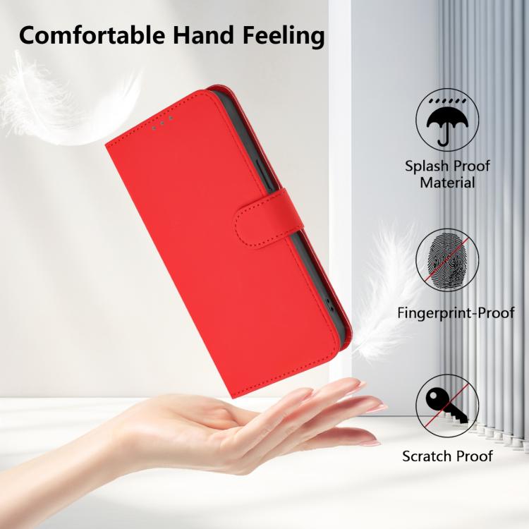 Funda Piel Sintética con Cordón para Huawei Nova 13/Nova 12 (Rojo)