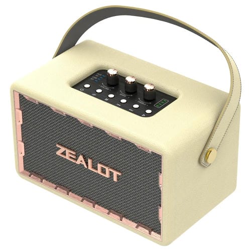 Altavoz Bluetooth portátil Zealot Mt01 Retro Card inalámbrico (Blanco)