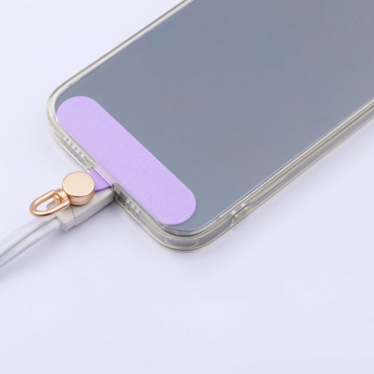 Junta de Fijación para Cordón de Teléfono Móvil con Rotación de 360 Grados (Azul Cielo)
