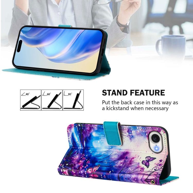 Funda de Cuero para iPhone 16E Diseño de Dibujos Artísticos (Dreamland)