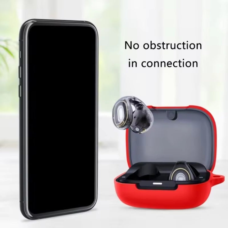 Funda Protectora Silicona para Auriculares Oppo Enco X3 (Roja)