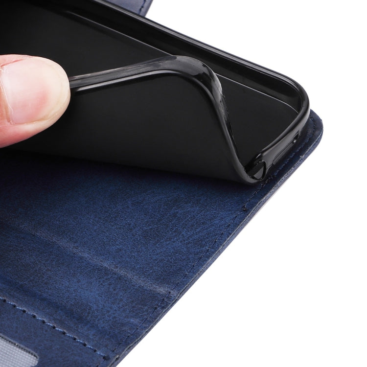 Funda Piel Sintética con Tapa para Tecno Spark 30C (Azul)