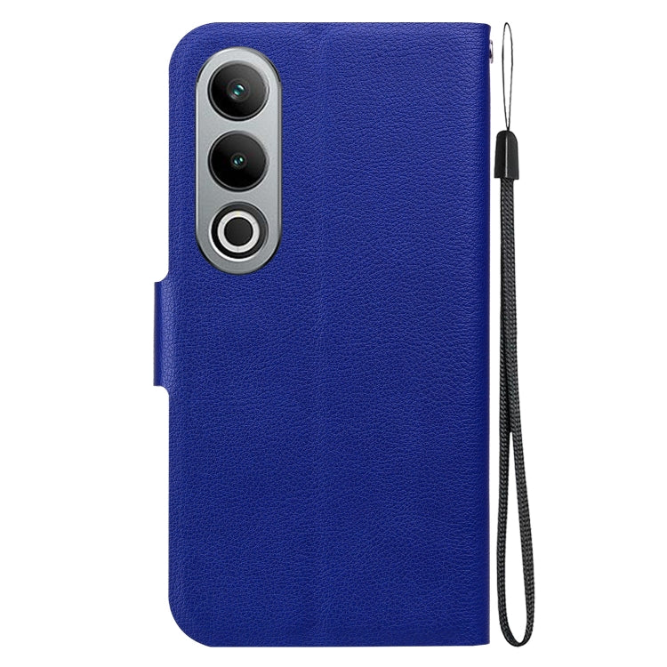 Funda de Cuero con Hebilla Magnética Ultrafina para OnePlus Nord Ce4 (Azul)