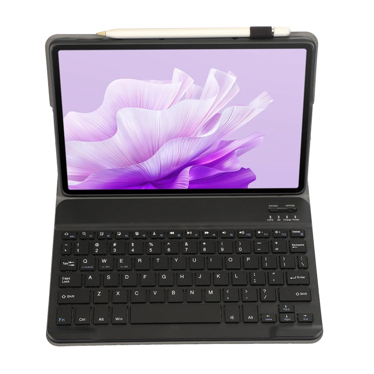 Funda de Cuero para Tableta Honor Pad X9/X8 Pro 11.5 con Teclado Bluetooth Desmontable (Negro)