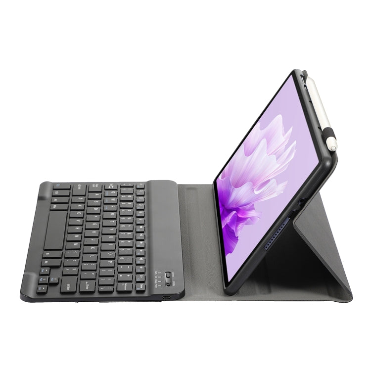 Funda de Cuero para Tableta Honor Pad X9/X8 Pro 11.5 con Teclado Bluetooth Desmontable (Negro)