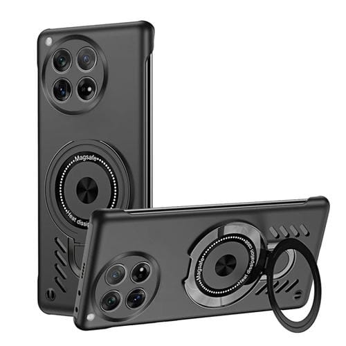 Estuche para Teléfono OnePlus Ace 3 Pro Ice Sense Series con Soporte Magsafe y Refrigeración de Grafeno (Negro)