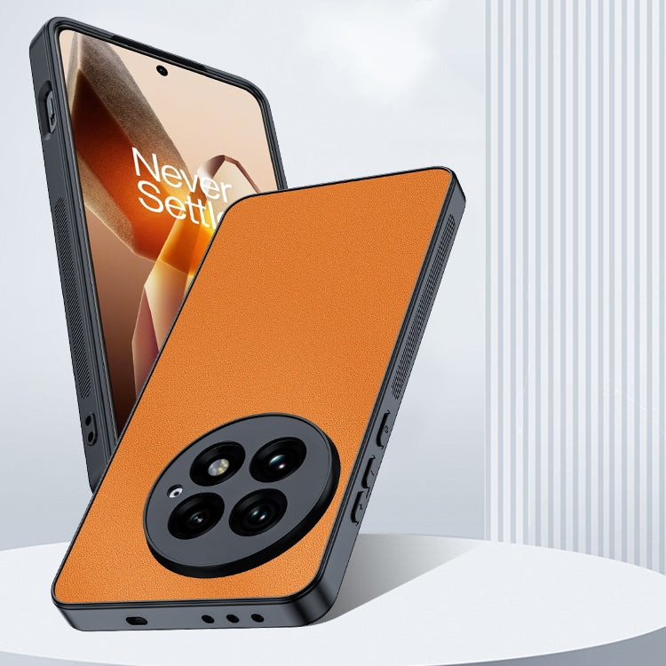 Funda Piel Sintética Ultrafina para Teléfono OnePlus 13 (Negra)