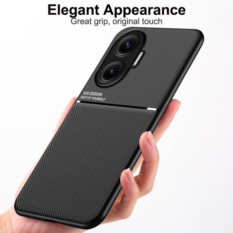 Funda híbrida de TPU y policarbonato con diseño magnético para Redmi Turbo 4 Pro (azul)