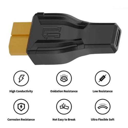 Adaptador de Intercambio Xt-005 XT60 a Conector 5,5 x 2,1