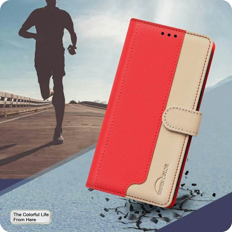 Funda de Cuero Antirrobo con Protección Rfid para OnePlus 13 (Rojo)