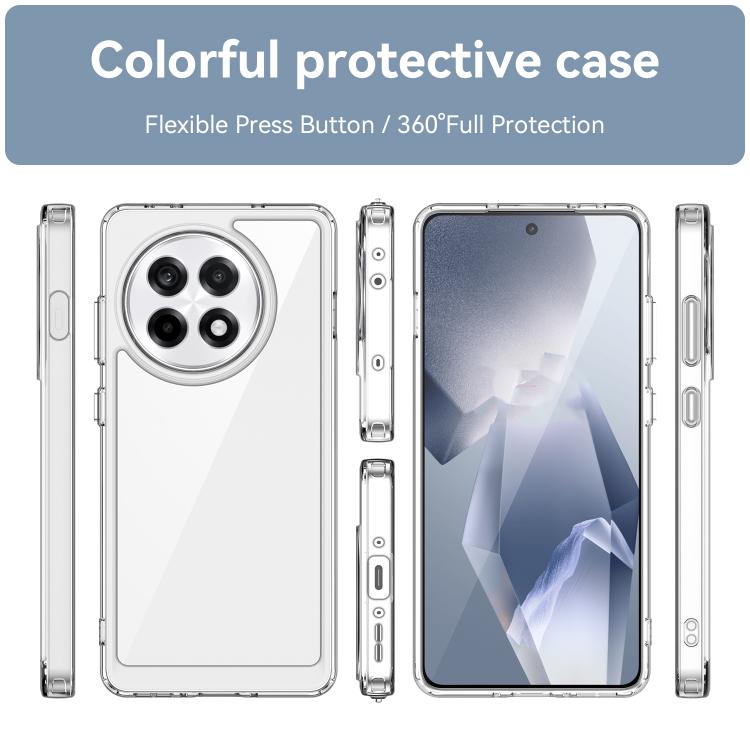 Funda Híbrida Acrílico y TPU OnePlus 13R Serie Colorida (Transparente)