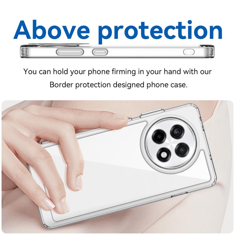 Funda Híbrida Acrílico y TPU OnePlus 13R Serie Colorida (Transparente)