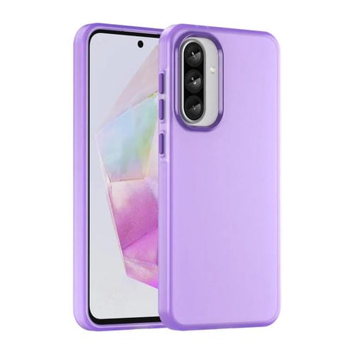Funda híbrida TPU Samsung Galaxy A56 5G cobertura total (Morado Oscuro)