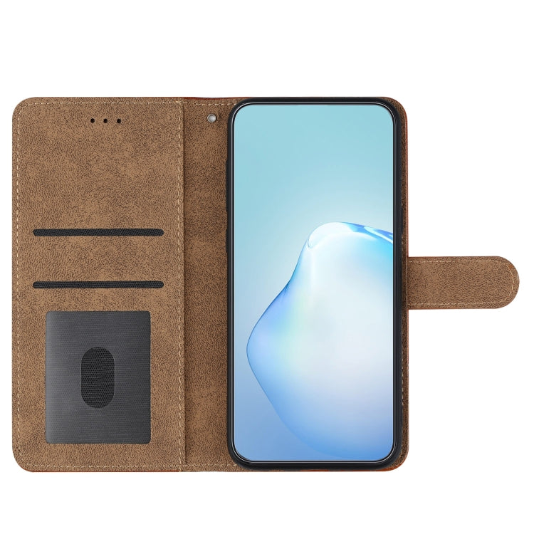 Funda de Cuero con Costuras para OnePlus 13 (Negra) Tacto Agradable